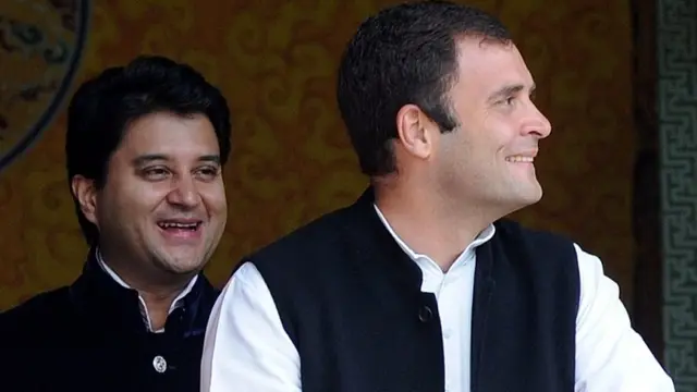 ज्योतिरादित्य सिंधिया और राहुल गांधी