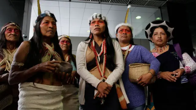 La apelación del Ministerio de Energía obligó a los waorani a trasladarse hasta Quito.