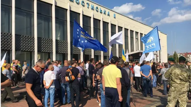 Сторонники Саакашвили ждут в Мостиске Второй