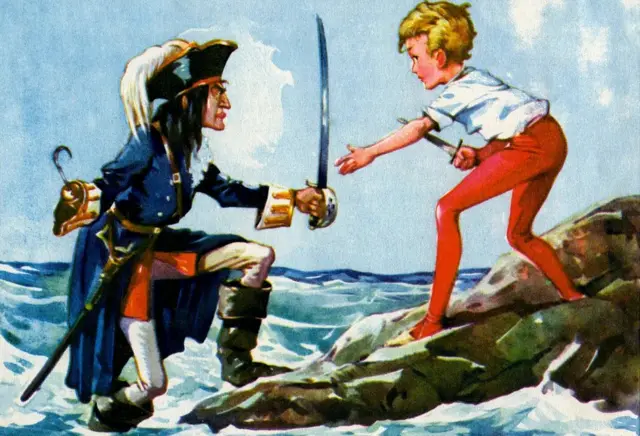 胡克船长跳进鳄鱼潭自杀时喊出伊顿校训“愿伊顿公学繁荣”。