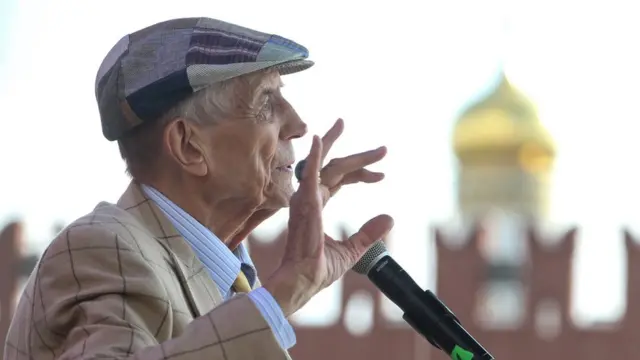 Евгений Евтушенко в Москве