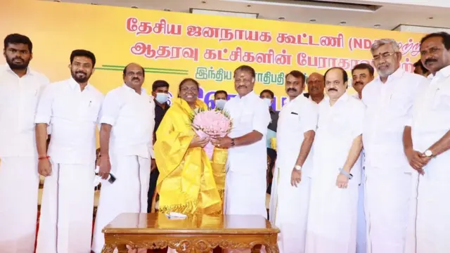 ஓபிஎஸ் திரெளபதி முர்மூ