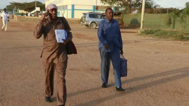 Labada taliye oo jooga garoonka Kismaayo