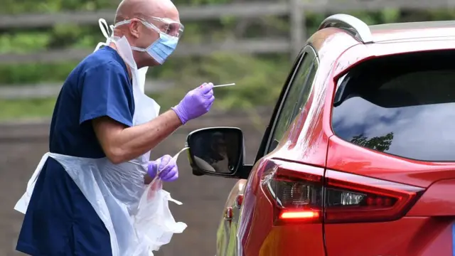 test de coronavirus.