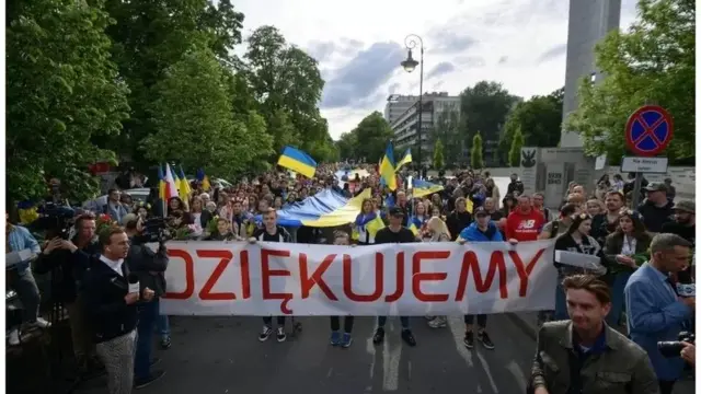 Марш подяки" українців у Польщі. Так дякували сусідам за допомогу