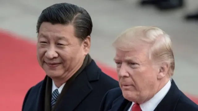 શી જિનપિંગ અને ડોનાલ્ડ ટ્રમ્પ