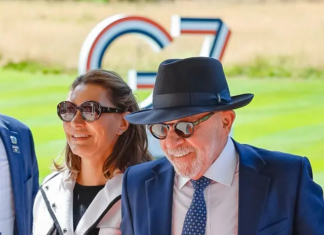 Lula chegou a Évian-les-Bains no final da manhã de segunda-feira no horário local