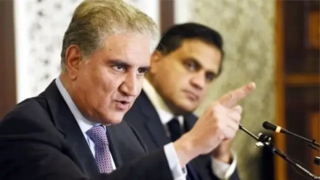 पाकिस्तान के विदेश मंत्री शाह महमूद क़ुरैशी