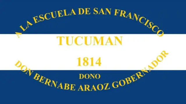 Bandera argentina en colores originales