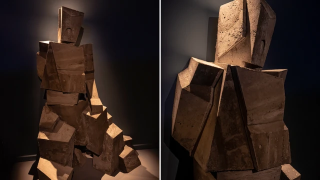 Images de sculptures en béton - Vérités en béton, Simon Bingle, 2022