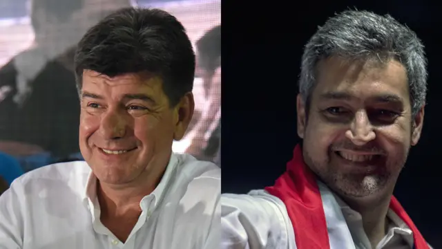 Efraín Alegre y Mario Abdo