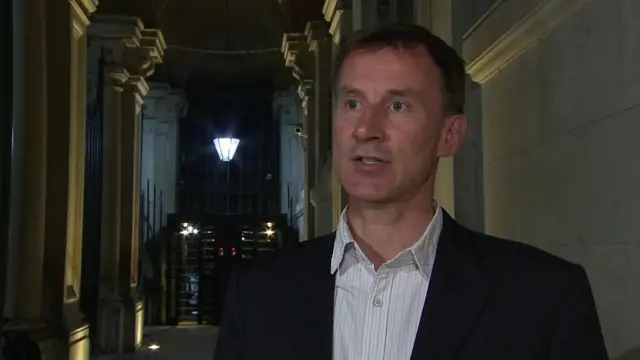 Jeremy Hunt, secretario de Relaciones Exteriores de Reino Unido