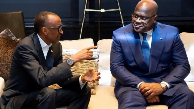 Kagame na Tshisekedi