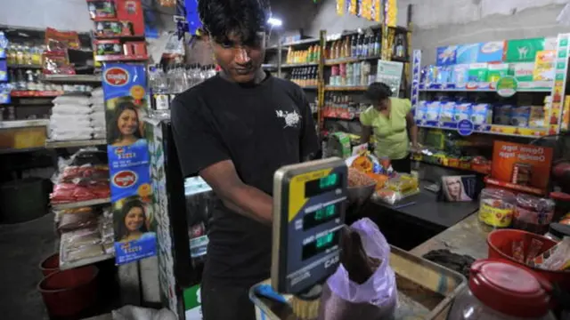 A Grocery shop selling Rice