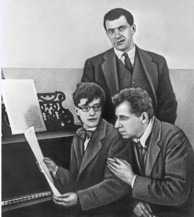 Дмитрий Шостакович, Владимир Маяковский и Всеволод Мейерхольд