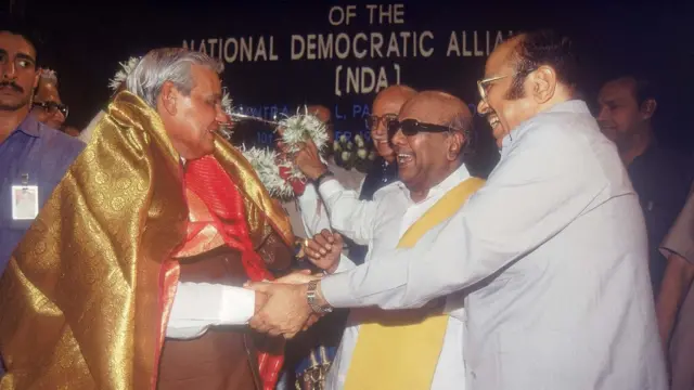 வாஜ்பேயி, கருணாநிதி, மாறன்.