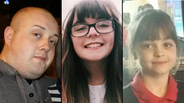 رز روسس ۸ ساله، جرجینا کلندر ۱۸ ساله و جان اتکینسون ۲۶ ساله در میان کشته شدگان بودند