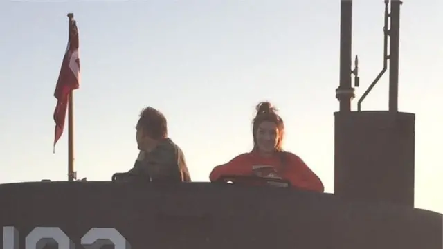 Kim Wall và Peter Madsen trước khi khởi hành trên chuyến tàu định mệnh