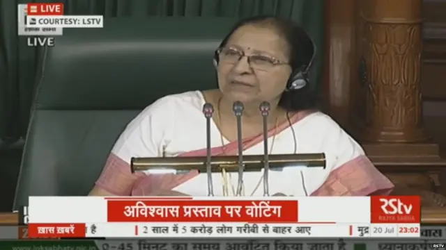 लोकसभा सभापती सुमित्रा महाजन