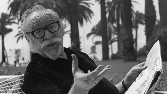 Американский киносценарист Далтон Трамбо в Каннах, 1971 год