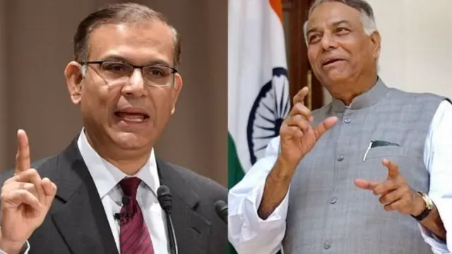 नरेंद्र मोदी और यशवंत सिन्हा