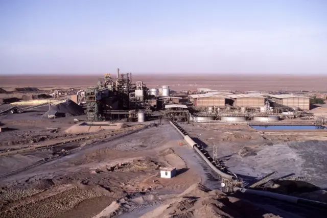 Un site appartenant à la société SOMAIR au Niger