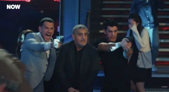 Yeraltı dizisinin ilk bölümünde yer alan bir çatışma sahnesşi