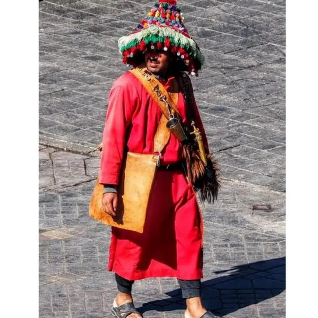 Ənənəvi berber geyimi.