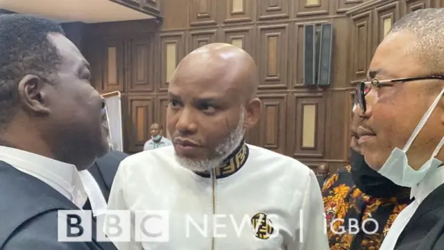 Nnamdi Kanu in court today