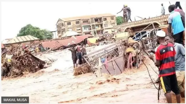 Aworan iṣẹlẹ omiyale to gba gbogbo agbegbe kan ni Niger