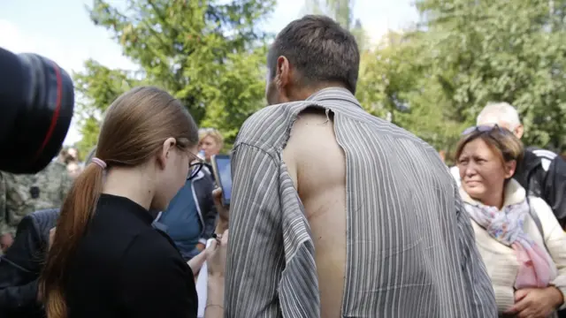 Задержанный в Беларуси