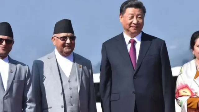 ओली और शी जिनपिंग