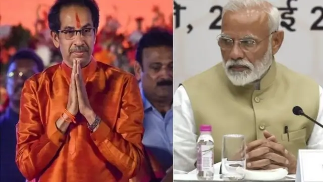 उद्धव ठाकरे आणि नरेंद्र मोदी