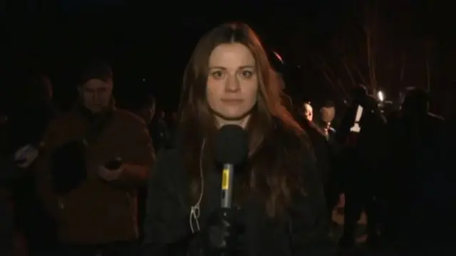 Жанна Безп'ятчук висвітлювала для ВВС події в Нових Санжарах