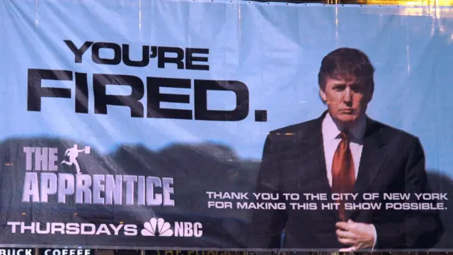 Letrero de The Apprentice