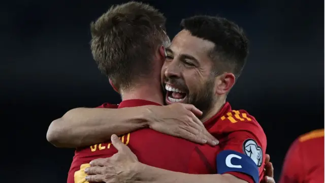 Spain striker Dani Olmo