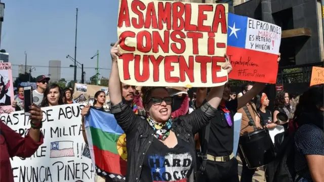 Protestos no Chile