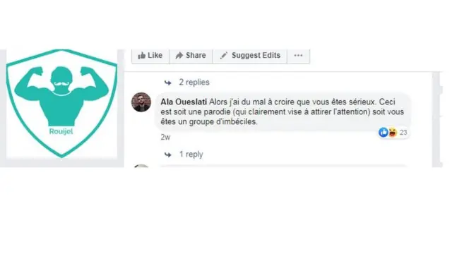 Quelques internautes sur Facebook ont sérieusement remis en question le sérieux de cette initiative.