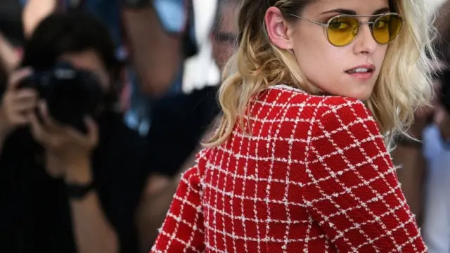 Amerikalı aktrisası Kristen Stewart. Fransa, 24 may 2022-ci il.