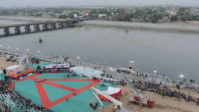 સાબરમતી રિવરફ્રન્ટની તસવીર