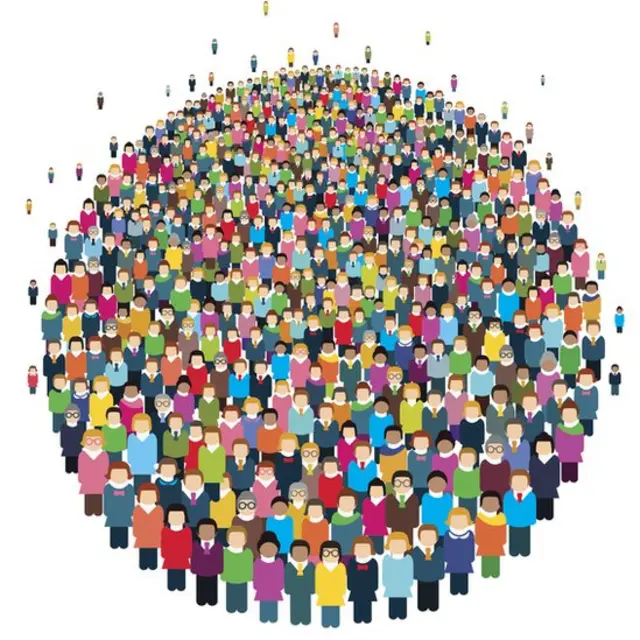 Dibujo que ilustra el problema de la sobrepoblación.