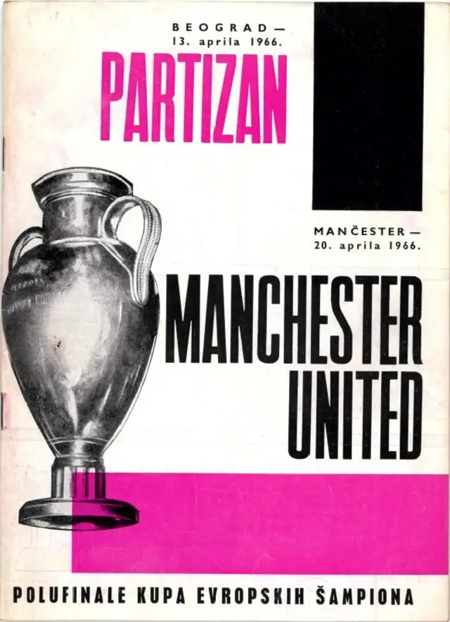 Program štampan za utakmicu u Beogradu