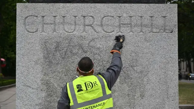 Estatua de Churchill en Londres