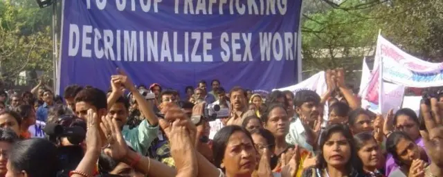 सेक्स वर्कर, मानव तस्करी क़ानून