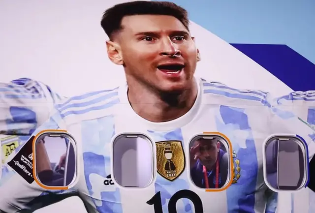 طائرة منتخب الأرجنتين