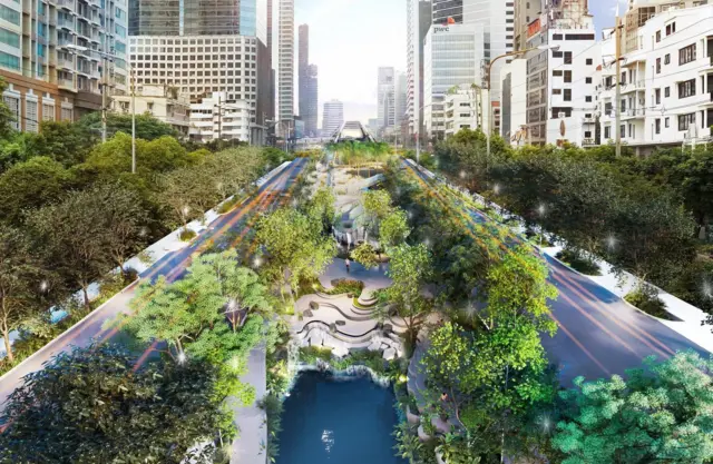 ภาพจำลองสวนสาธารณะคลองช่องนนทรี