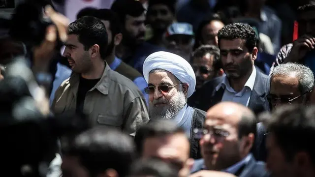 حسن روحانی در راهپیمایی روز قدس