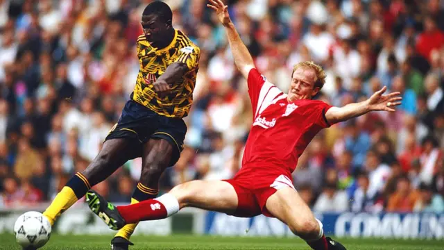 Liverpool contre Arsenal en 1992.