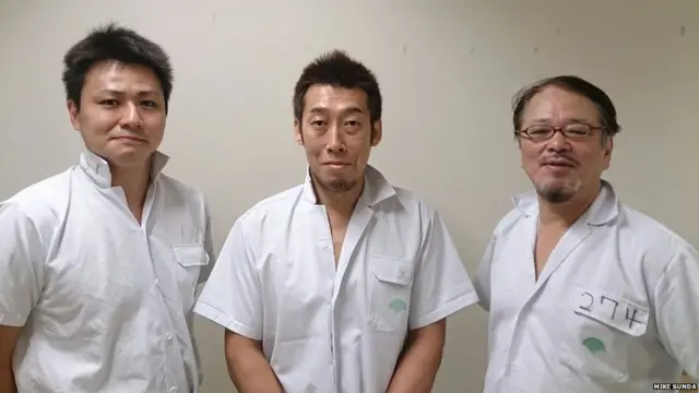 東京・芝浦の食肉市場の従業員