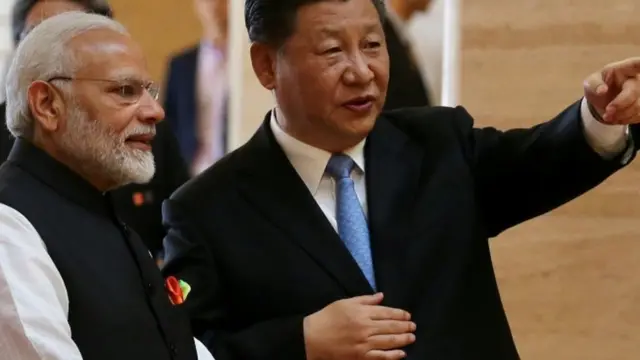 नरेंद्र मोदी, शी जिनपिंग